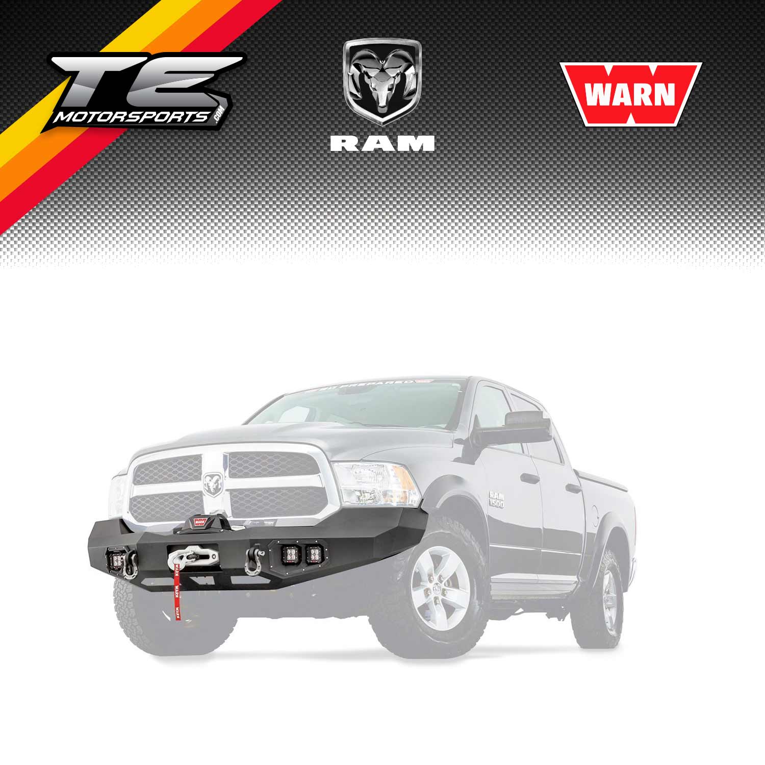 Warn ASCENT FRONT BUMPER FOR RAM 1500 - 100922