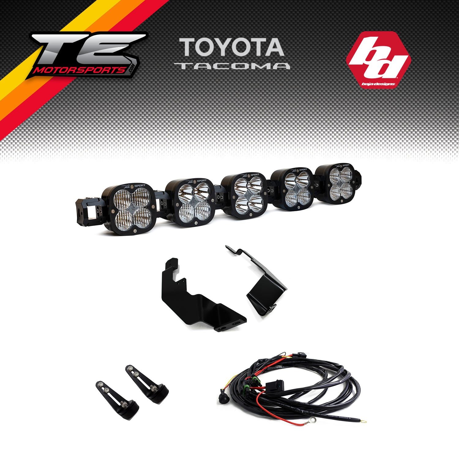Baja Designs Toyota Tacoma (16-On), 5 XL Linkable Kit
