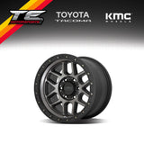 KMC Wheels KM544 Mesa Satin Black Gray Tint Tacoma