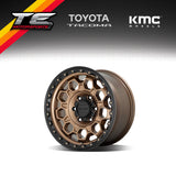 KMC Wheels KM545 Trek Matte Bronze Black Lip Tacoma