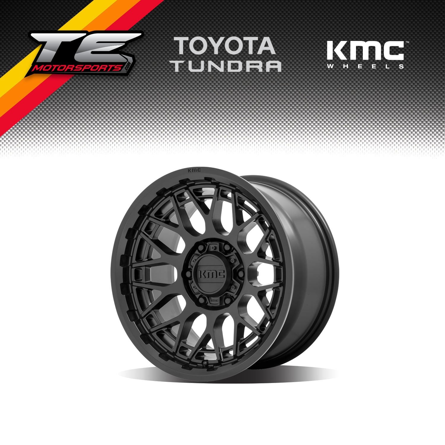 KMC Wheels KM722 Technic Satin Black Tundra