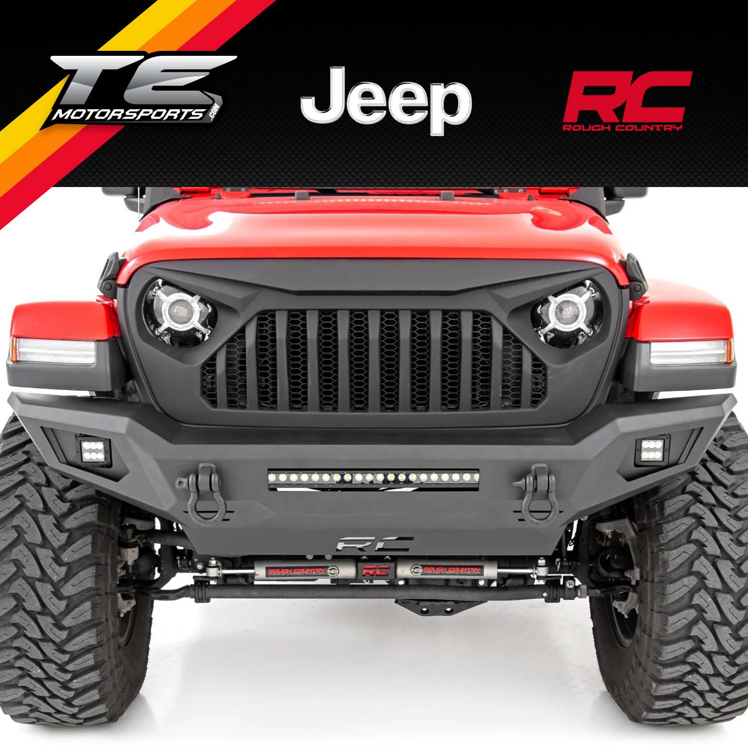 Rough Country FRONT HIGH CLEARANCE BUMPER JEEP GLADIATOR JT/WRANGLER JK & JL