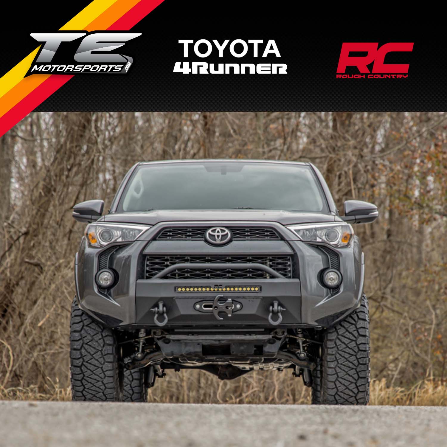 Rough Country TOYOTA FRONT HYBRID BUMPER KIT (14-21 4RUNNER) – TE  Motorsports