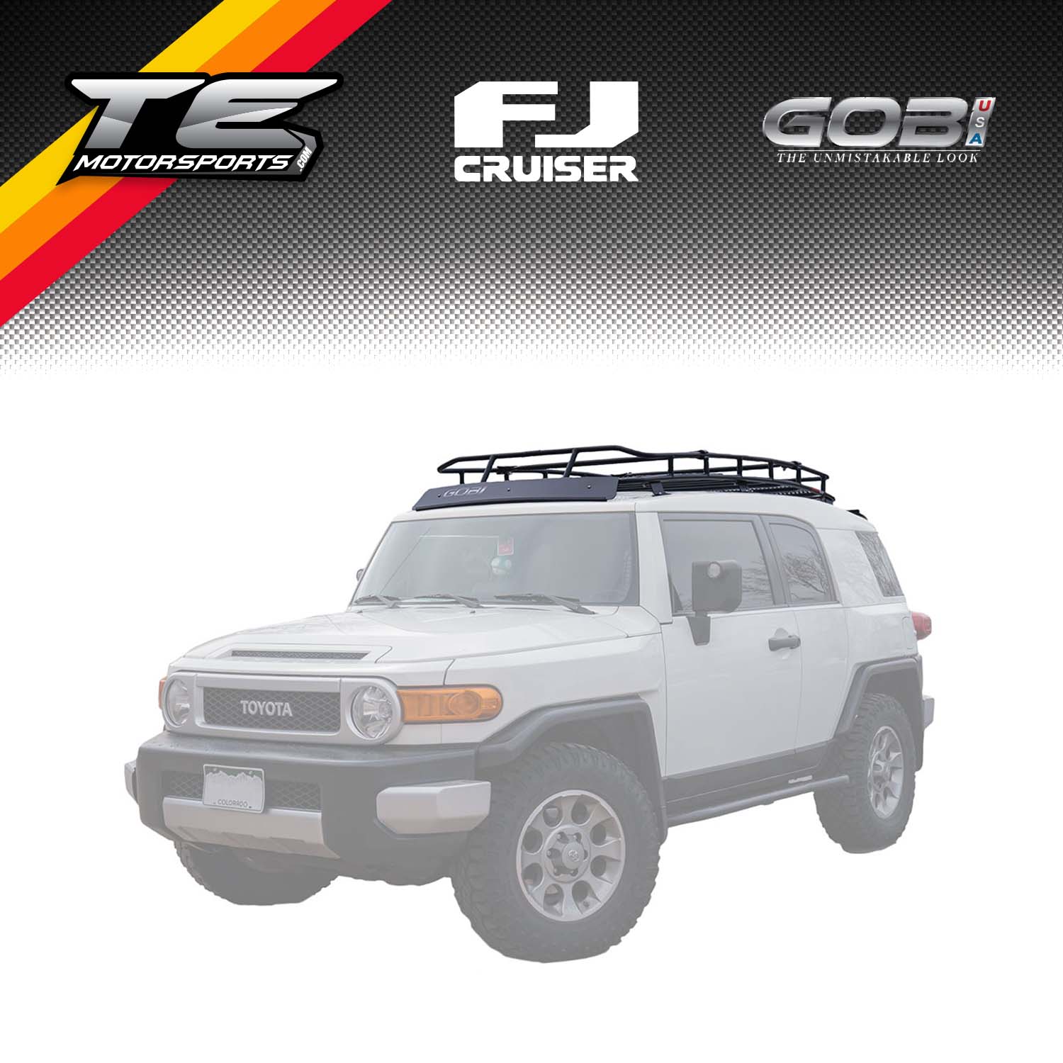 Gobi RANGER RACK Multi-Light Setup FJ CRUISER 2007-2014