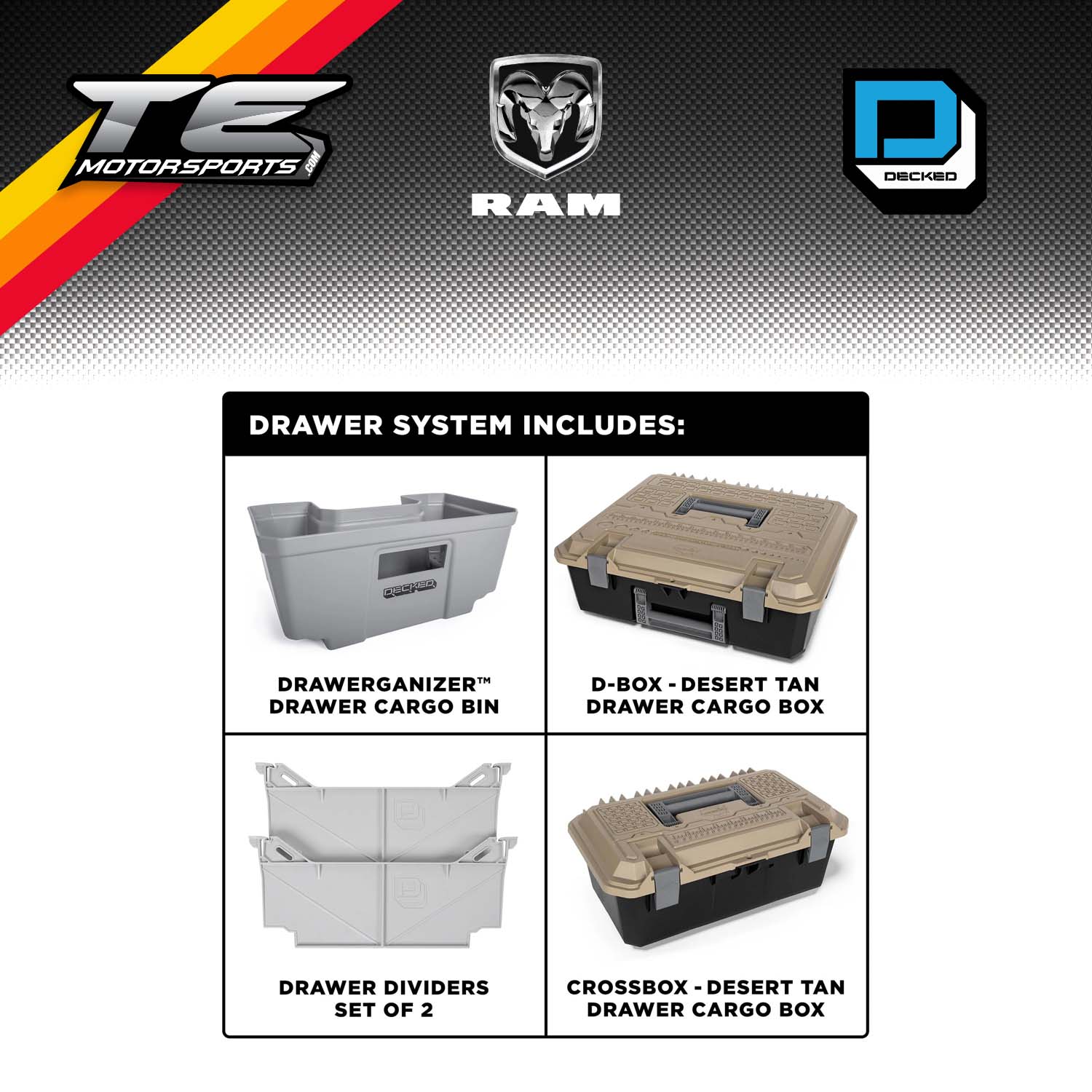 Decked Drawer System RAM 2500