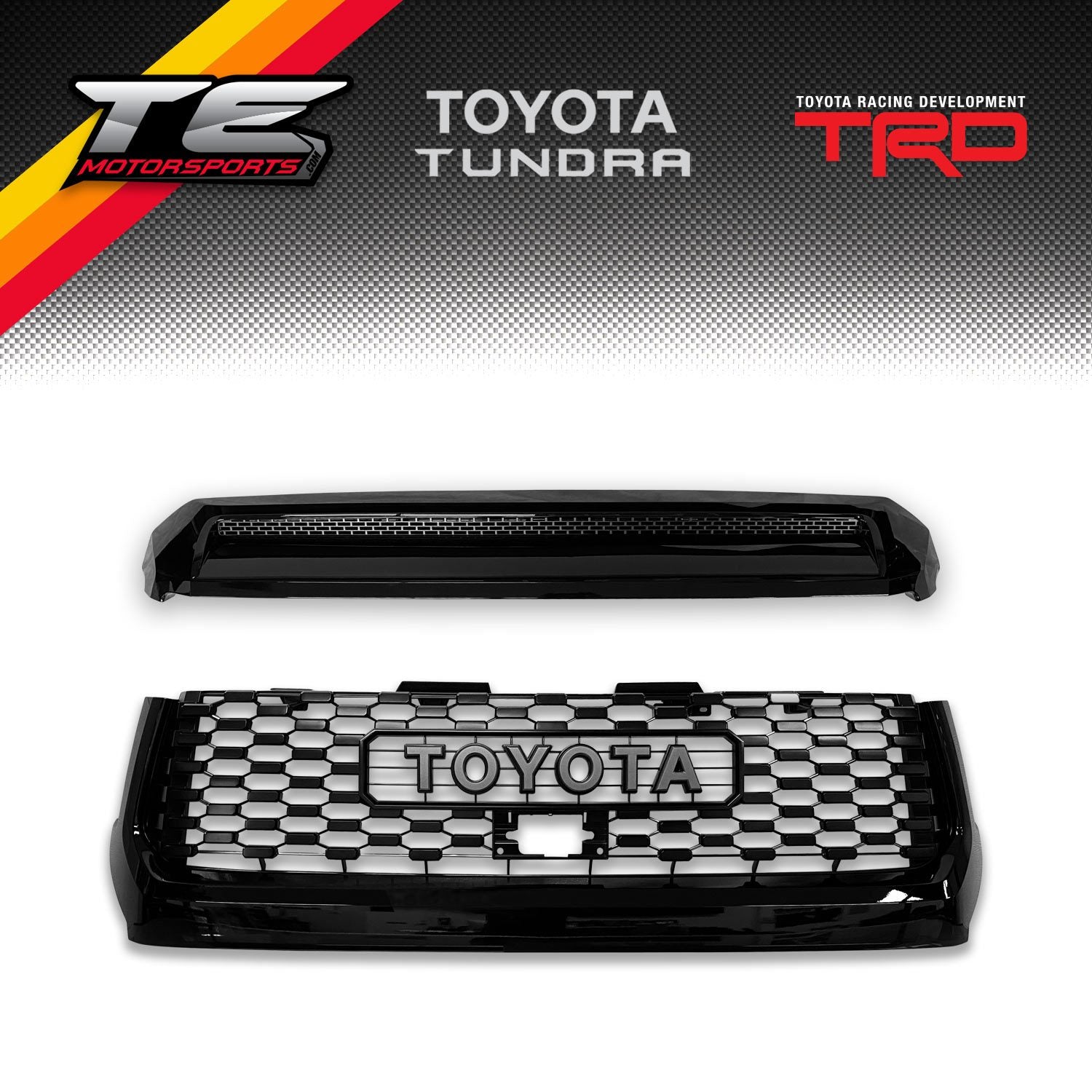 TRD Pro Grille - 218 Attitude/Midnight Black Metallic - Toyota (53101-0C030-C0) Tundra