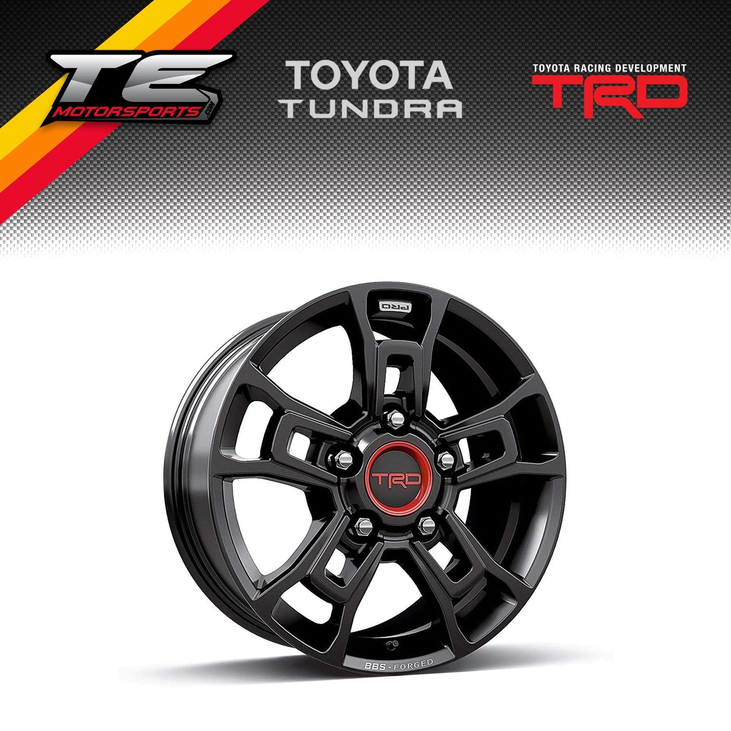 18" Wheel, TRD, Matte Black Forged Aluminum - Toyota (PT960-34200-02)Tundra