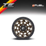Fuel Off Road Wheels COVERT Matte Bronze with Black Ring