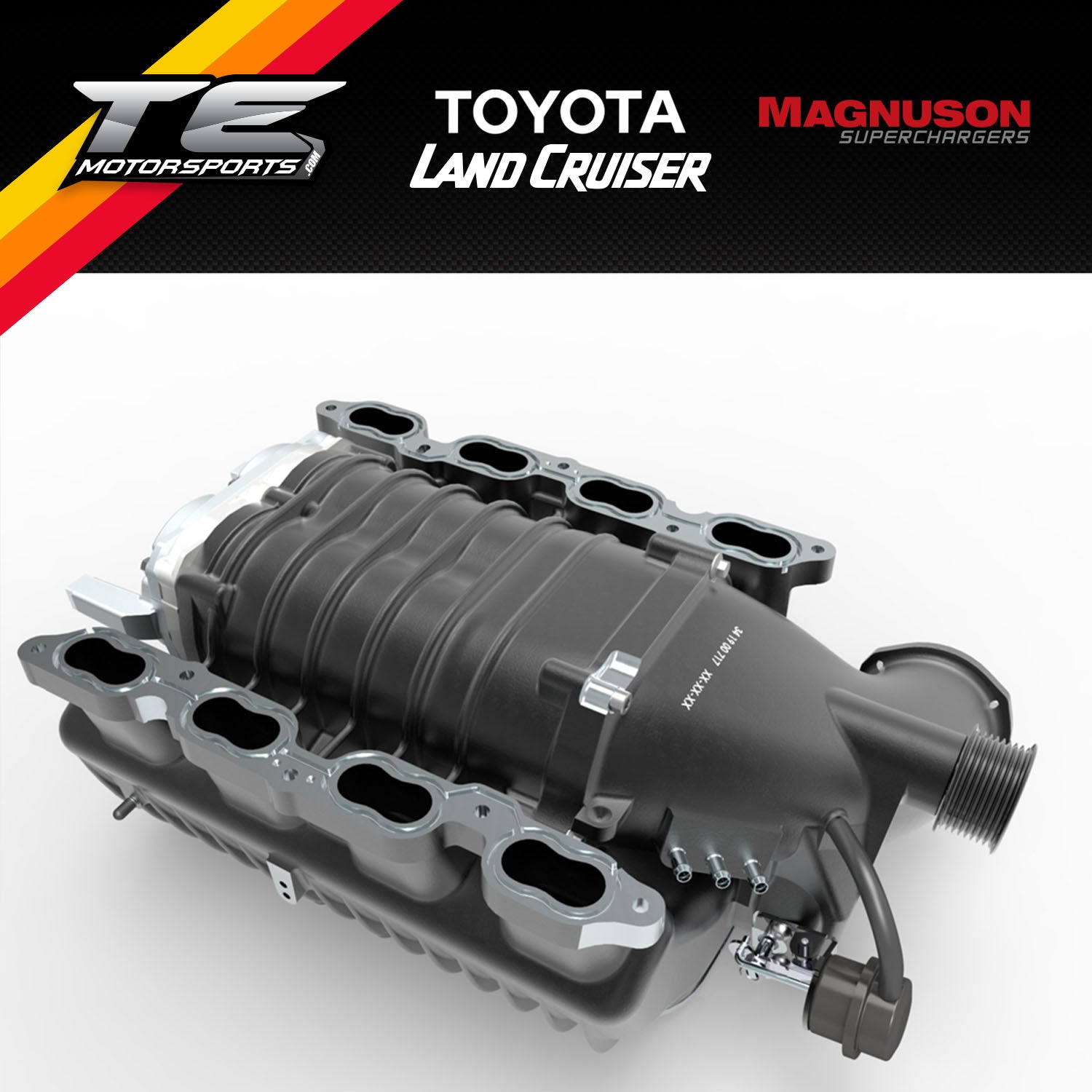 Magnuson Supercharger 2007 - 2018 Toyota Land Cruiser 3UR-FE 5.7L V8 01-19-57-107-BL