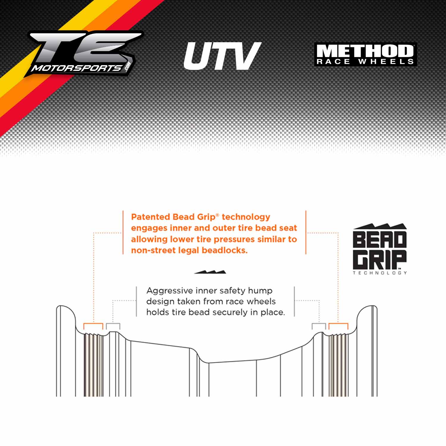 Method Wheels UTV 409 UTV BEAD GRIP STEEL GREY